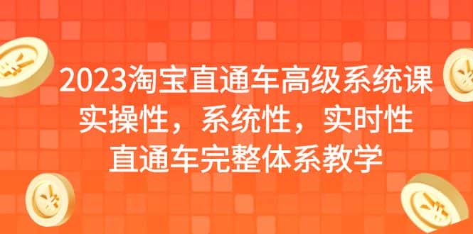 (6535期)2023淘宝直通车高级系统课,实操性,系统性,实时性,直通车完整体系教学 (6535期)2023淘宝直通车高级系统课,实操性,系统性,实时性,直通车完整体系教学