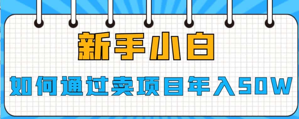 新手小白如何通过卖项目年入50W【揭秘】 新手小白如何通过卖项目年入50W【揭秘】