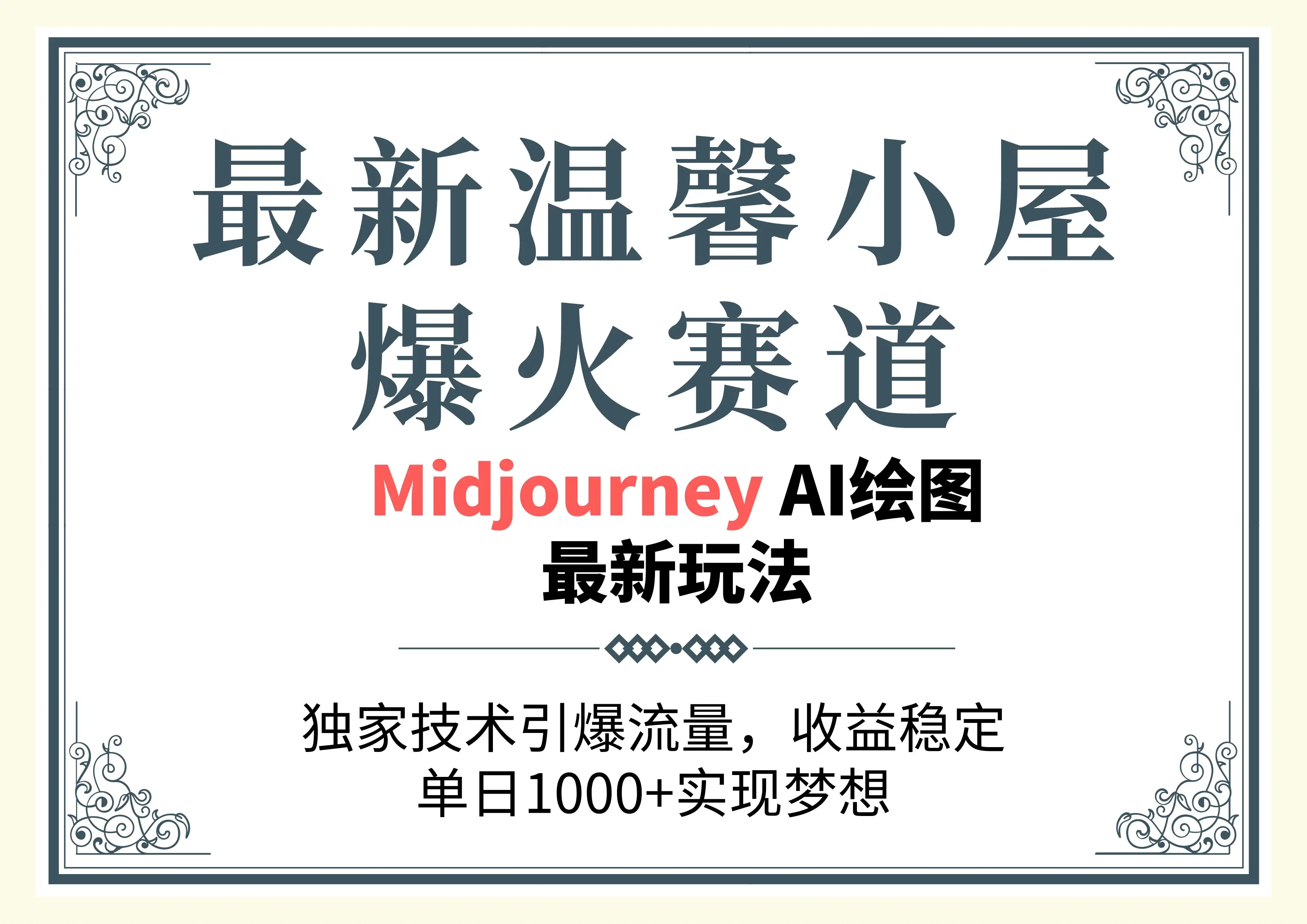 最新温馨小屋爆火赛道,独家技术引爆流量,收益稳定,单日1000+实现梦想-优优云创网