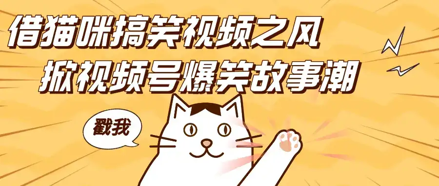 借猫咪搞笑视频之风,掀视频号爆笑故事潮,轻松日赚四位数,开启无门槛赚钱新体验!-优优云创网 借猫咪搞笑视频之风,掀视频号爆笑故事潮,轻松日赚四位数,开启无门槛赚钱新体验!-优优云创网