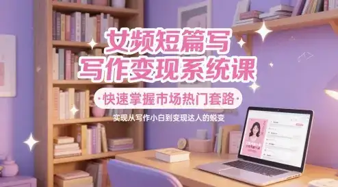 女频短篇写作变现系统课,快速掌握市场热门套路,实现从写作小白到变现达人的蜕变-优优云创网 女频短篇写作变现系统课,快速掌握市场热门套路,实现从写作小白到变现达人的蜕变-优优云创网