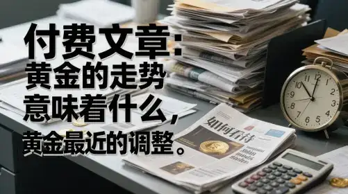 付费文章:黄金的走势意味着什么,如何看待黄金最近的调整-优优云创网 付费文章:黄金的走势意味着什么,如何看待黄金最近的调整-优优云创网