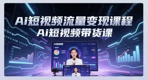 Ai短视频流量变现课程,Ai短视频带货课-优优云创网 Ai短视频流量变现课程,Ai短视频带货课-优优云创网