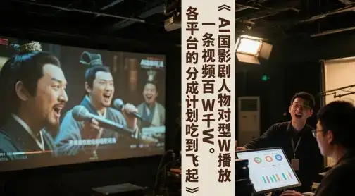 AI三国影视剧人物对口型唱歌玩法,一条视频百W千W播放,各平台的分成计划吃到飞起-优优云创网 AI三国影视剧人物对口型唱歌玩法,一条视频百W千W播放,各平台的分成计划吃到飞起-优优云创网