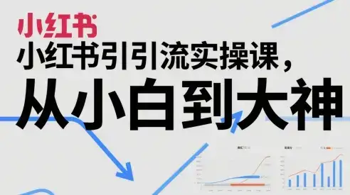 小红书引流实操课,从小白到大神-优优云创网 小红书引流实操课,从小白到大神-优优云创网