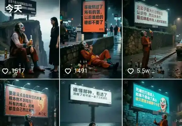 一条视频竟然15W赞!用AI制作小丑自嘲扎心文案视频,当下非常火爆的短视频流量神器-优优云创网 一条视频竟然15W赞!用AI制作小丑自嘲扎心文案视频,当下非常火爆的短视频流量神器-优优云创网