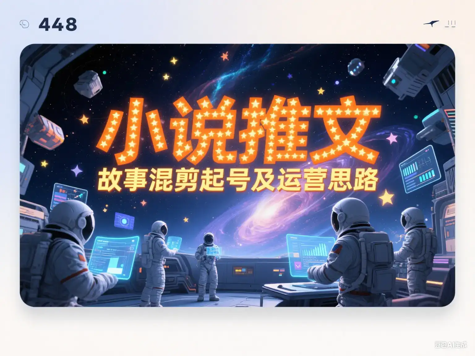小说推文 故事混剪起号及运营思路-优优云创网 小说推文 故事混剪起号及运营思路-优优云创网