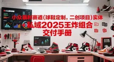 小众暴利赛道(球鞋定制,二创项目)实体+私域2025王炸组合 交付手册-优优云创网 小众暴利赛道(球鞋定制,二创项目)实体+私域2025王炸组合 交付手册-优优云创网