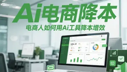 Ai电商降本增效线上课,电商人如何用Ai工具降本增效-优优云创网 Ai电商降本增效线上课,电商人如何用Ai工具降本增效-优优云创网