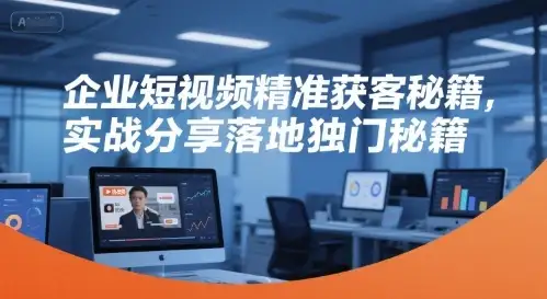 【精】企业短视频精准获客秘籍,实战分享落地独门秘籍-优优云创网 【精】企业短视频精准获客秘籍,实战分享落地独门秘籍-优优云创网