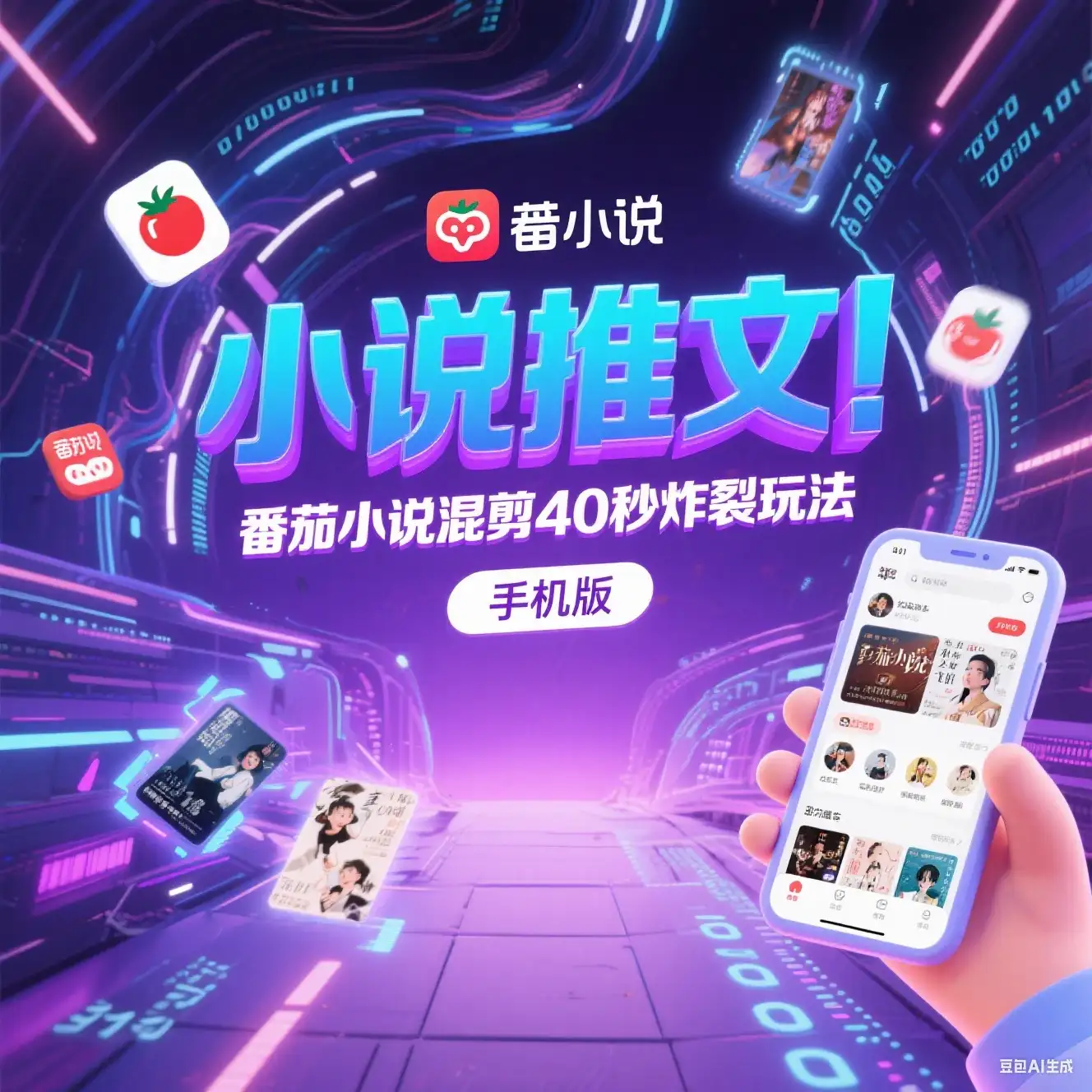 【精】小说推文 番茄小说混剪40秒炸裂玩法 手机版-优优云创网 【精】小说推文 番茄小说混剪40秒炸裂玩法 手机版-优优云创网