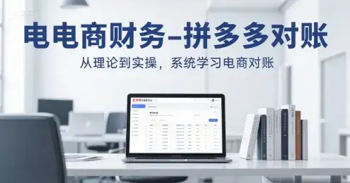 电商财务-拼多多对账,从理论到实操,系统学习电商对账