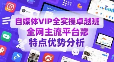 【精】自媒体VIP全实操卓越班,全网主流平台特点优势分析-优优云创网 【精】自媒体VIP全实操卓越班,全网主流平台特点优势分析-优优云创网