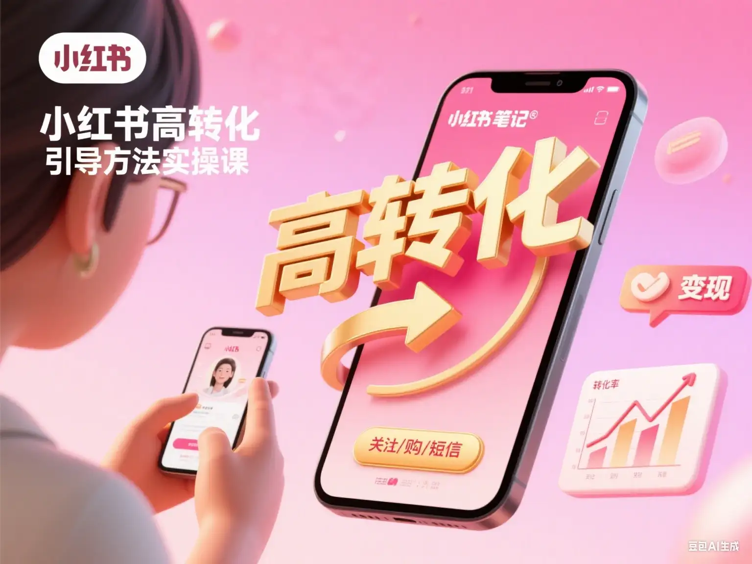 小红书高转化引导方法实操课-优优云创网 小红书高转化引导方法实操课-优优云创网