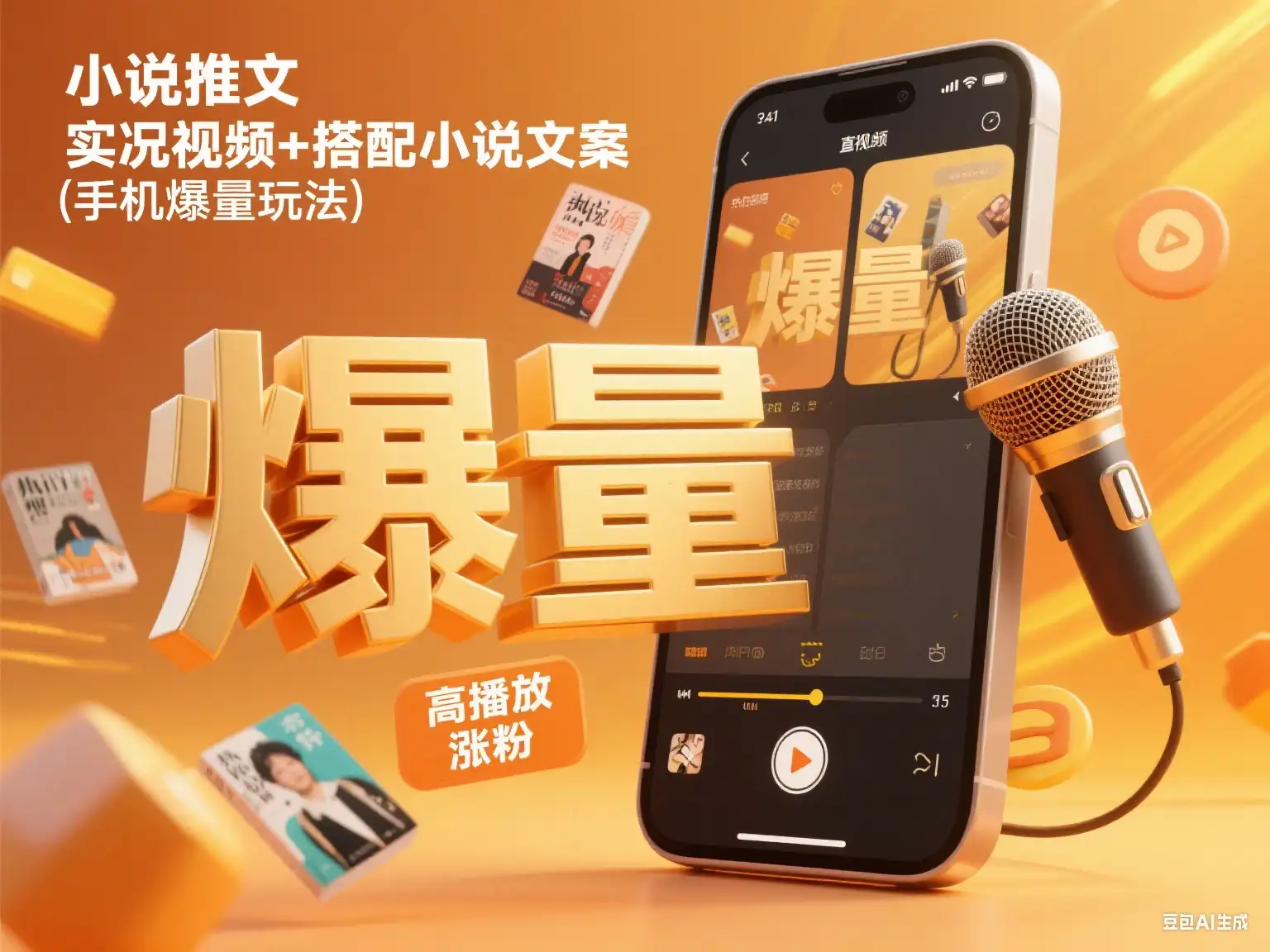 小说推文 实况视频+搭配小说文案(手机爆量玩法)-优优云创网 小说推文 实况视频+搭配小说文案(手机爆量玩法)-优优云创网