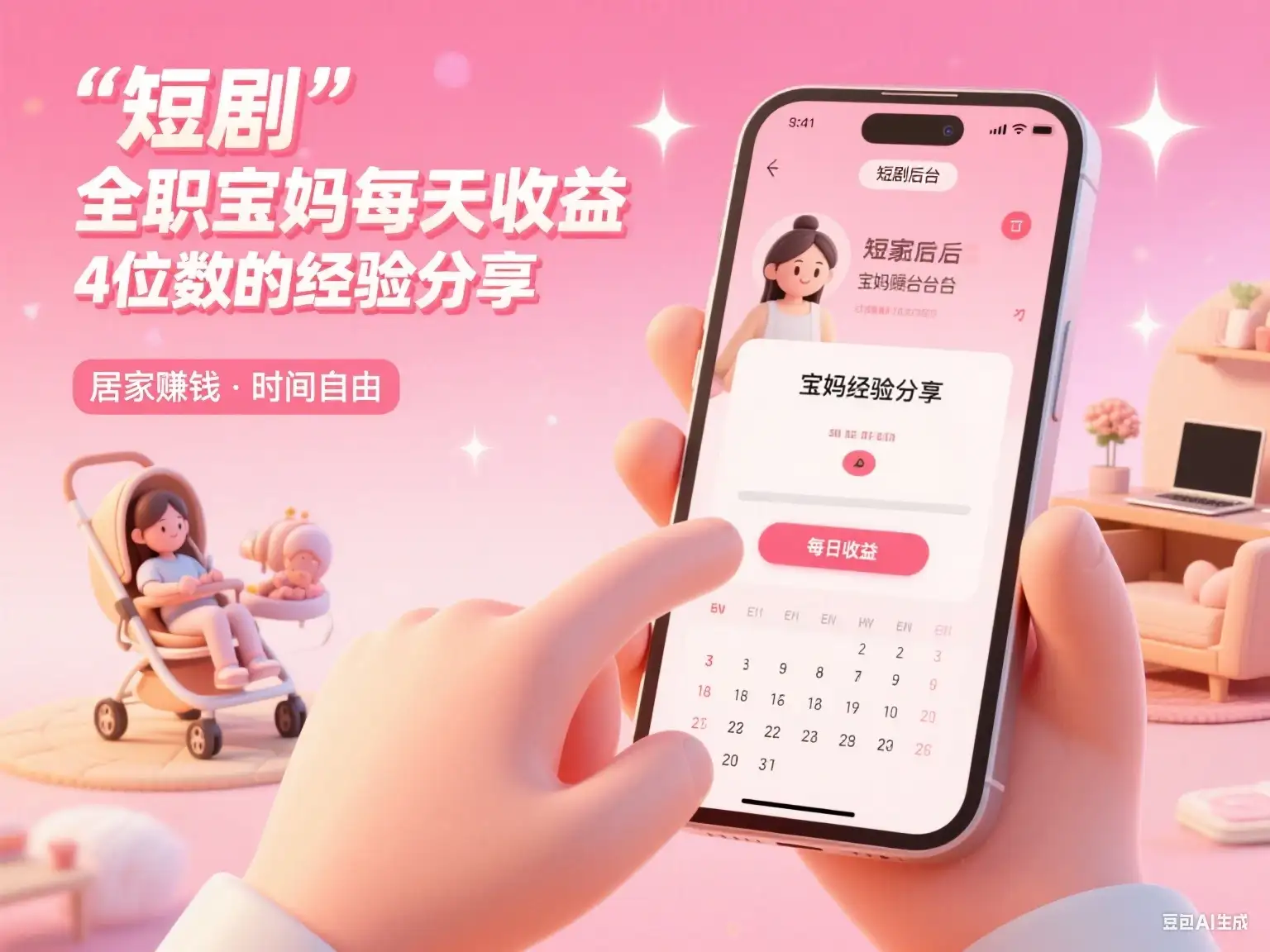 短剧 全职宝妈每天收益4位数的经验分享-优优云创网 短剧 全职宝妈每天收益4位数的经验分享-优优云创网