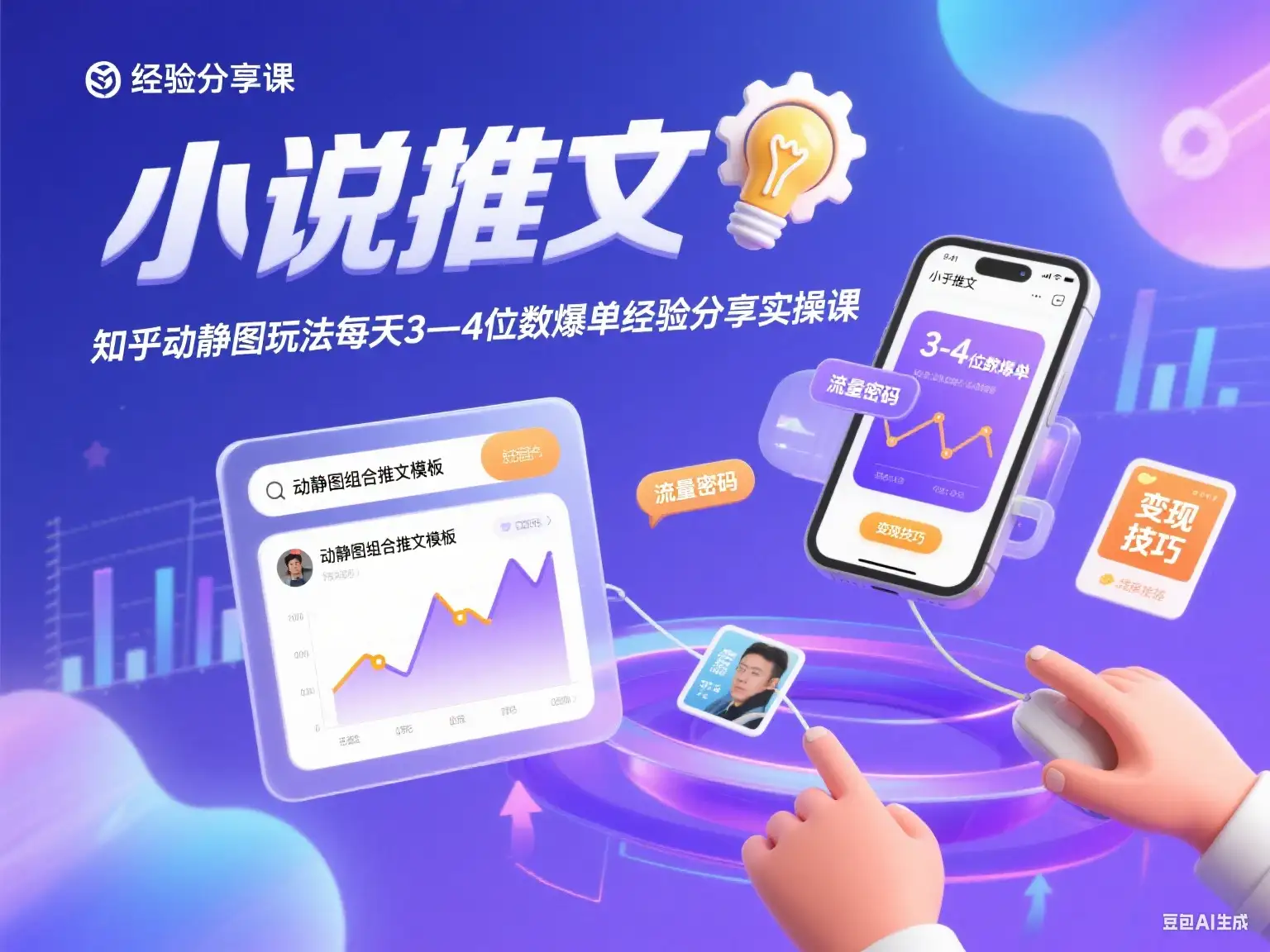 小说推文 知乎动静图玩法每天3—4位数爆单经验分享实操课-优优云创网 小说推文 知乎动静图玩法每天3—4位数爆单经验分享实操课-优优云创网