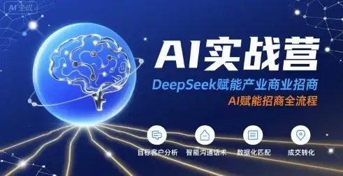 【精】AI实战营:DeepSeek赋能产业商业招商,AI赋能招商全流程-优优云创网 【精】AI实战营:DeepSeek赋能产业商业招商,AI赋能招商全流程-优优云创网