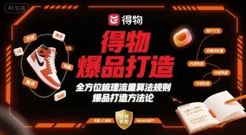 得物爆品打造,全方位梳理得物流量算法规则爆品打造规则-优优云创网 得物爆品打造,全方位梳理得物流量算法规则爆品打造规则-优优云创网