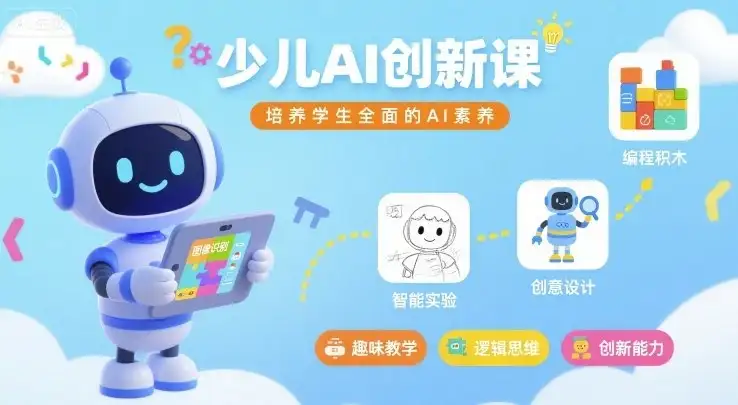 【精】少儿AI创新课,培养学生全面的AI素养-优优云创网 【精】少儿AI创新课,培养学生全面的AI素养-优优云创网