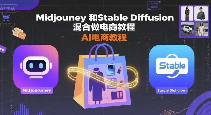【精】Midjourney和Stable Diffusion混合做电商教程-ai电商教程-优优云创网 【精】Midjourney和Stable Diffusion混合做电商教程-ai电商教程-优优云创网