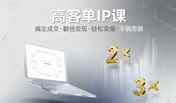 【精】高客单IP课,搞定成交,搞定高客单IP,翻倍变现,轻松卖爆,不销而销-优优云创网 【精】高客单IP课,搞定成交,搞定高客单IP,翻倍变现,轻松卖爆,不销而销-优优云创网