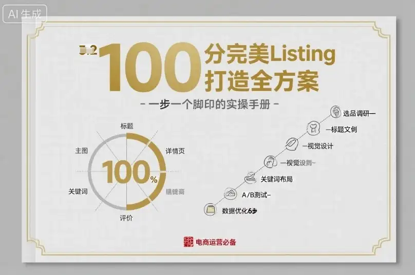 【精】100分完美Listing打造全方案,想要完美listing必须是需要一步一个脚印的-优优云创网 【精】100分完美Listing打造全方案,想要完美listing必须是需要一步一个脚印的-优优云创网