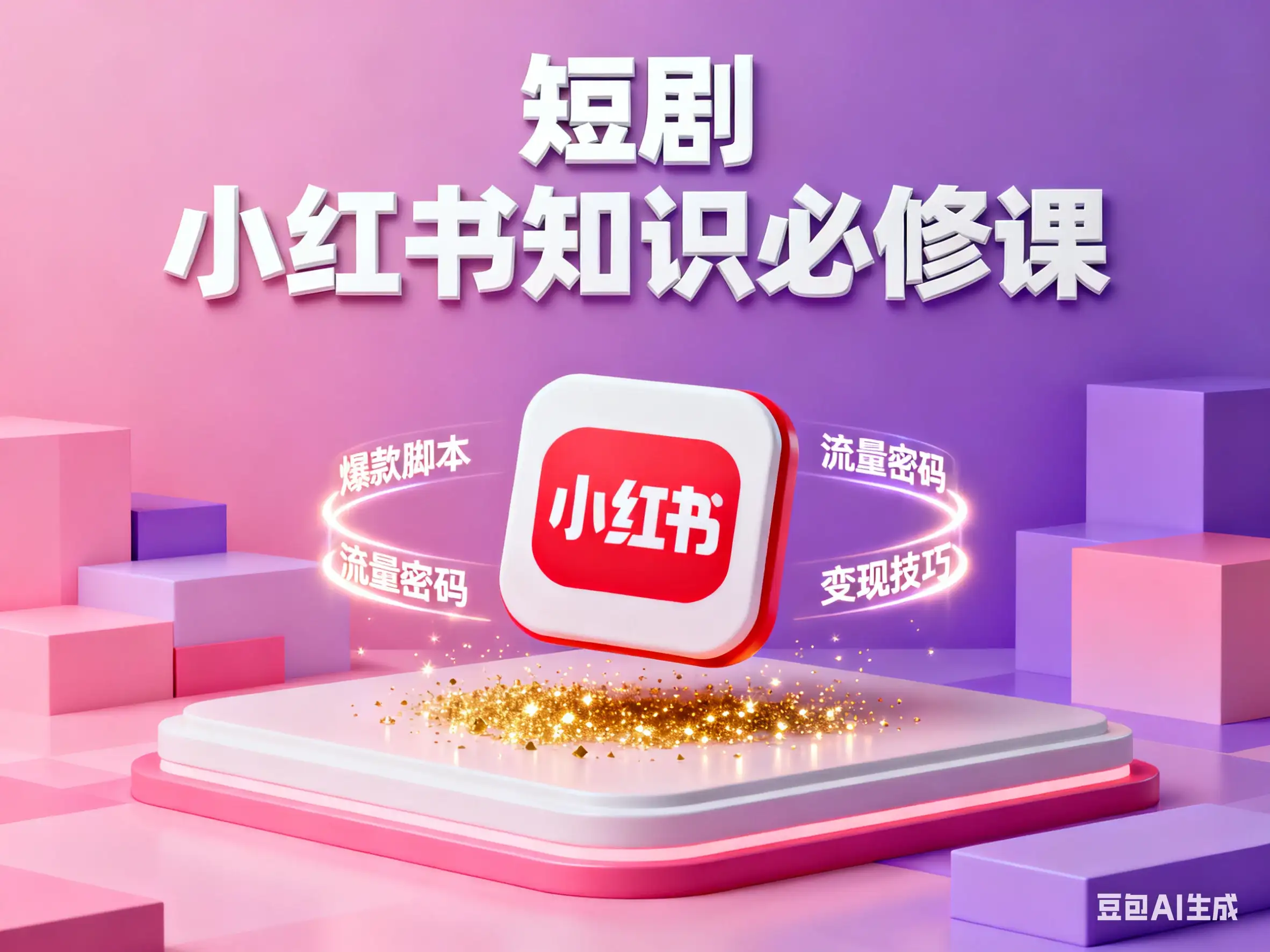 短剧 小红书知识必修课-优优云创网 短剧 小红书知识必修课-优优云创网
