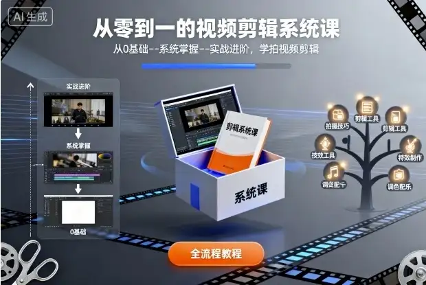 【精】从零到一的视频剪辑系统课,从0基础–系统掌握–实战进阶,学拍视频剪辑-优优云创网 【精】从零到一的视频剪辑系统课,从0基础–系统掌握–实战进阶,学拍视频剪辑-优优云创网
