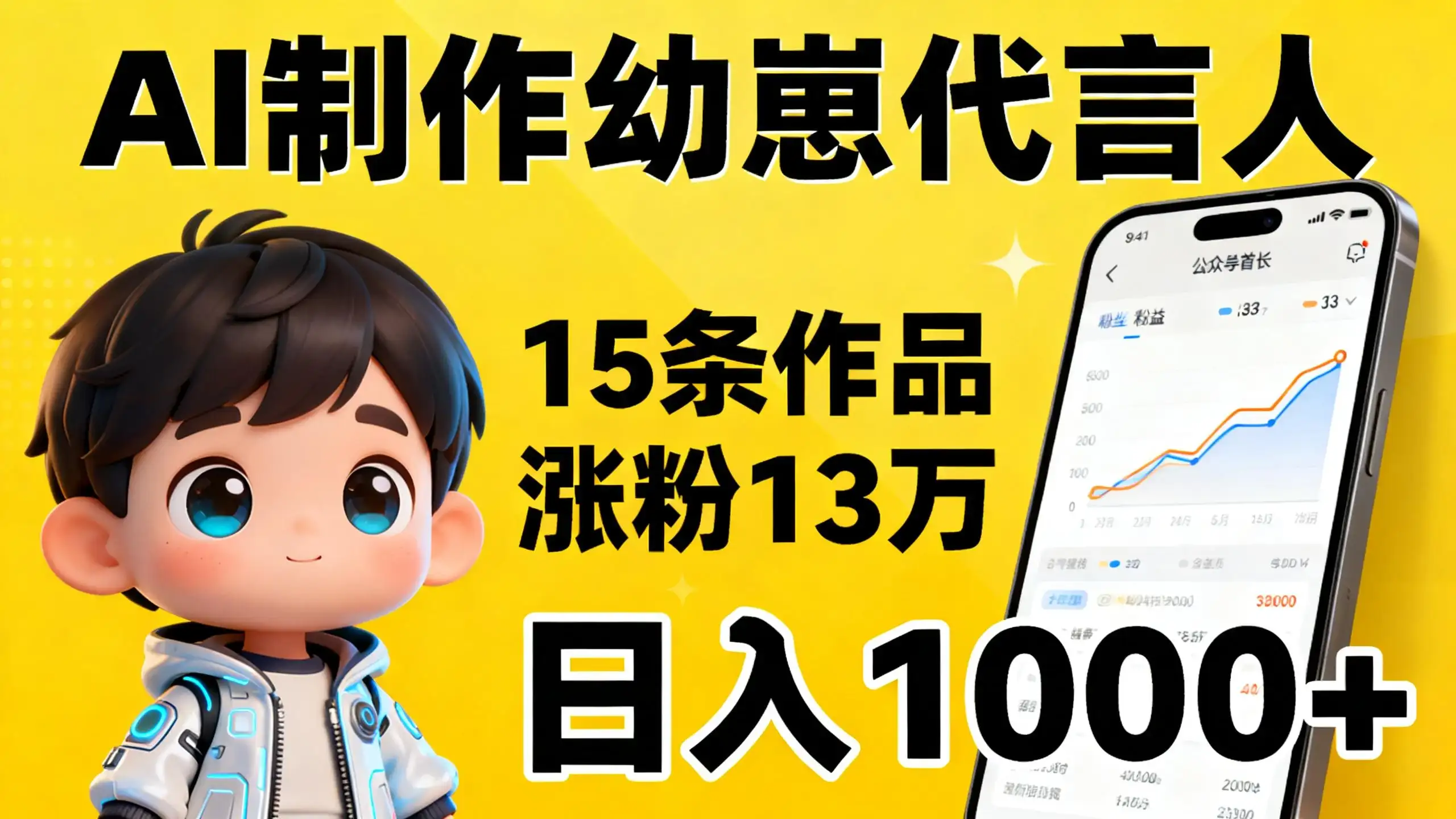 AI制作幼崽代言人,15条作品涨粉13万,日入1000+,实操教程-优优云创网 AI制作幼崽代言人,15条作品涨粉13万,日入1000+,实操教程-优优云创网