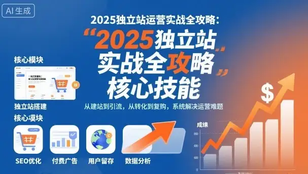 【精】2025独立站运营实战全攻略,一站式掌握独立站运营核心技能-优优云创网 【精】2025独立站运营实战全攻略,一站式掌握独立站运营核心技能-优优云创网