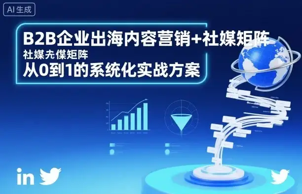 【精】B2B企业出海内容营销+社媒矩阵,从0到1的系统化实战方案-优优云创网 【精】B2B企业出海内容营销+社媒矩阵,从0到1的系统化实战方案-优优云创网