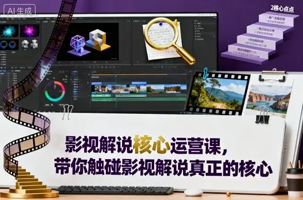 【精】影视解说核心运营课,带你触碰影视解说真正的核心-优优云创网 【精】影视解说核心运营课,带你触碰影视解说真正的核心-优优云创网