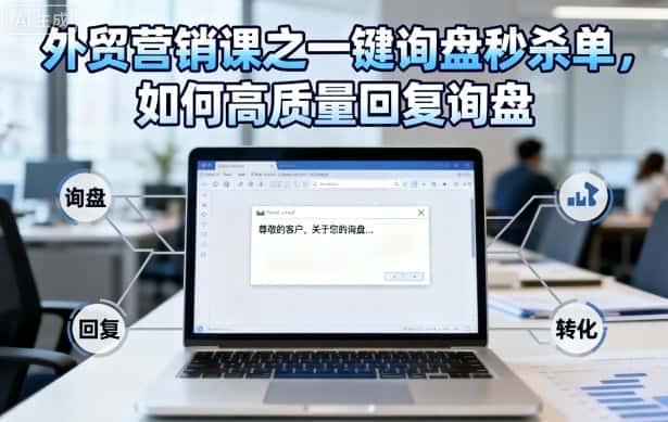 外贸营销课之一键询盘秒杀单,如何高质量回复询盘