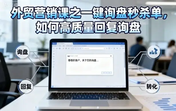 外贸营销课之一键询盘秒杀单,如何高质量回复询盘-优优云创网 外贸营销课之一键询盘秒杀单,如何高质量回复询盘-优优云创网