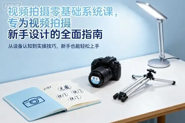 【精】视频拍摄零基础系统课,专为视频拍摄新手设计的全面指南-优优云创网 【精】视频拍摄零基础系统课,专为视频拍摄新手设计的全面指南-优优云创网