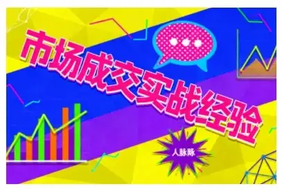 【精】市场成交实战经验,从认知觉醒到实操落地,快速掌握市场开拓与成交核心能力-优优云创网 【精】市场成交实战经验,从认知觉醒到实操落地,快速掌握市场开拓与成交核心能力-优优云创网