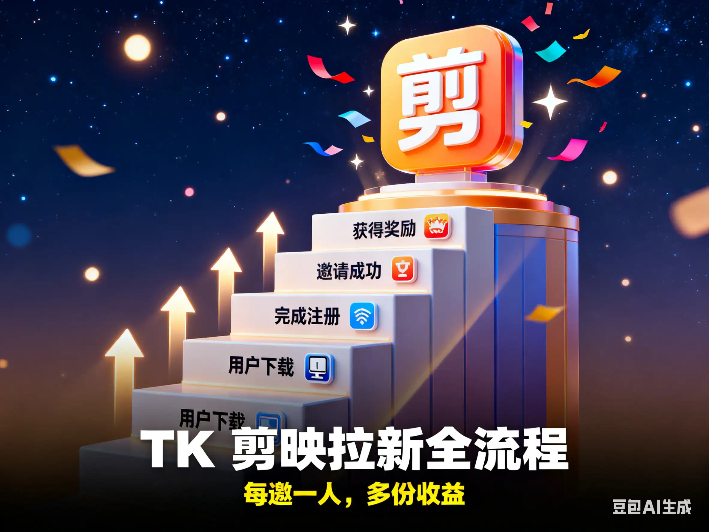 TK 剪映拉新全流程-优优云创网 TK 剪映拉新全流程-优优云创网