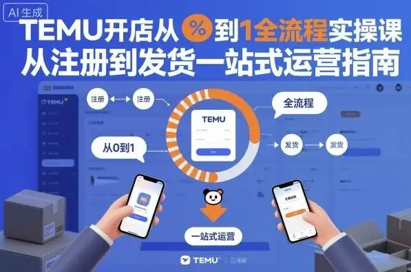 【精】TEMU开店从0到1全流程实操课,从注册到发货一站式运营指南-优优云创网 【精】TEMU开店从0到1全流程实操课,从注册到发货一站式运营指南-优优云创网