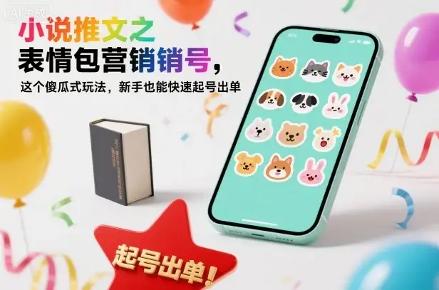 【精】小说推文之表情包营销号,这个傻瓜式玩法,新手也能快速起号出单-优优云创网 【精】小说推文之表情包营销号,这个傻瓜式玩法,新手也能快速起号出单-优优云创网