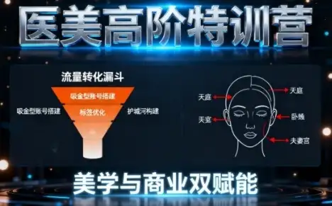 【精】0-1000W医美高阶特训营课程,美学与商业双赋能-优优云创网 【精】0-1000W医美高阶特训营课程,美学与商业双赋能-优优云创网