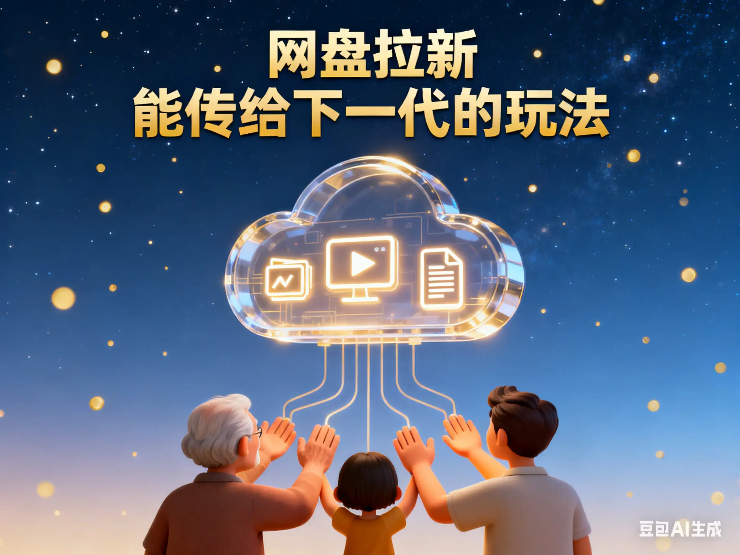 网盘拉新 能传给下一代的玩法-优优云创网 网盘拉新 能传给下一代的玩法-优优云创网