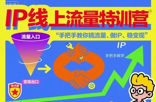 【精】IP线上流量特训营,手把手教你搞流量、做IP、稳变现-优优云创网 【精】IP线上流量特训营,手把手教你搞流量、做IP、稳变现-优优云创网