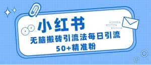 小红书群聊广场精准粉截流实操，0成本每天引流50＋-优优云创网