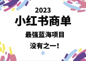 小红书商单，2023最强蓝海项目，没有之一！-优优云创网