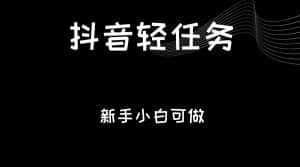 抖音轻任务：刷视频即可躺赚，单日轻松20-30元，零门槛，快速批量操作！-优优云创网