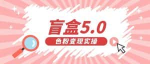 盲盒交友变现5.0（色粉变现）日入500+-优优云创网
