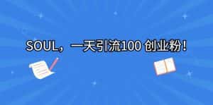 SOUL，一天引流100 创业粉！-优优云创网