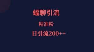 蝠聊APP引流创业粉，日引200＋精准流量-优优云创网