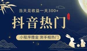 抖音最新小程序撸金，测手相上热门，当天见收益一小时变现300+-优优云创网
